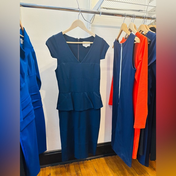 Nicole Miller dark blue dress, size 10.
